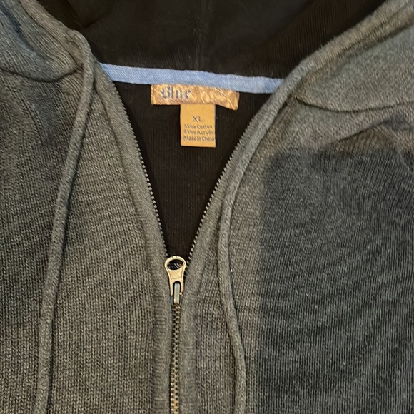 Men’s hooded grey sweater - XL - Picture 2 of 5